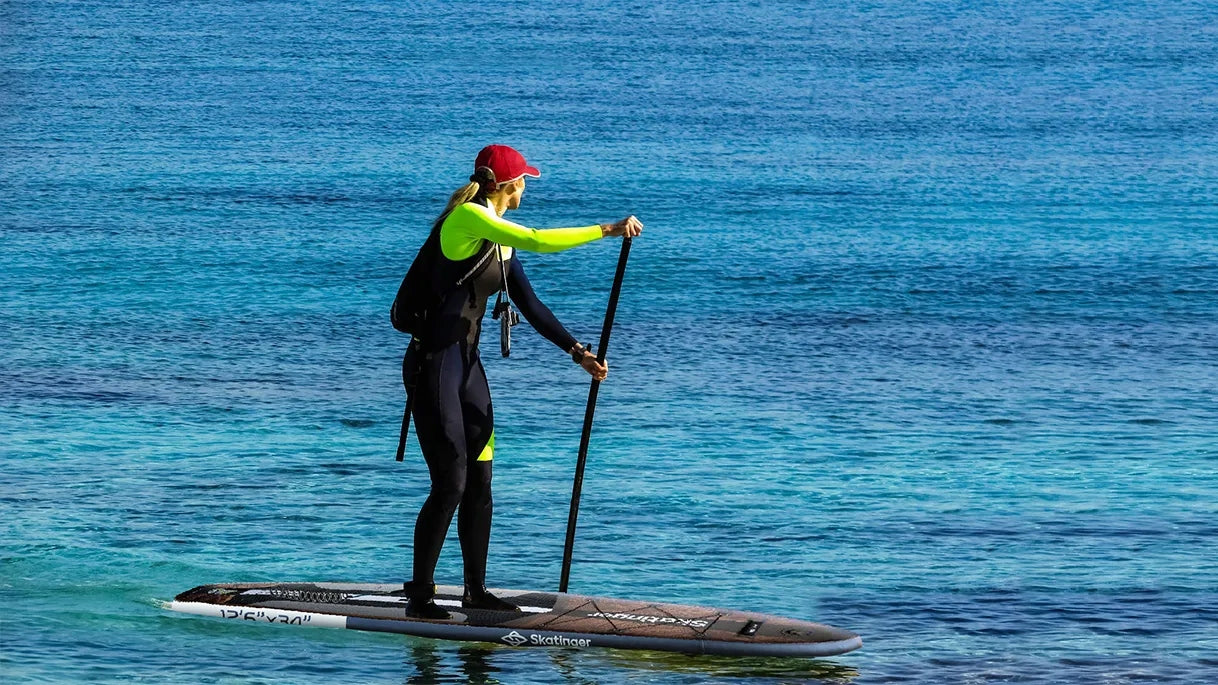 SUP board Skatinger Waverider 12'6'' 380x86x15 cm to 198 kg set with paddles Gender unisex product