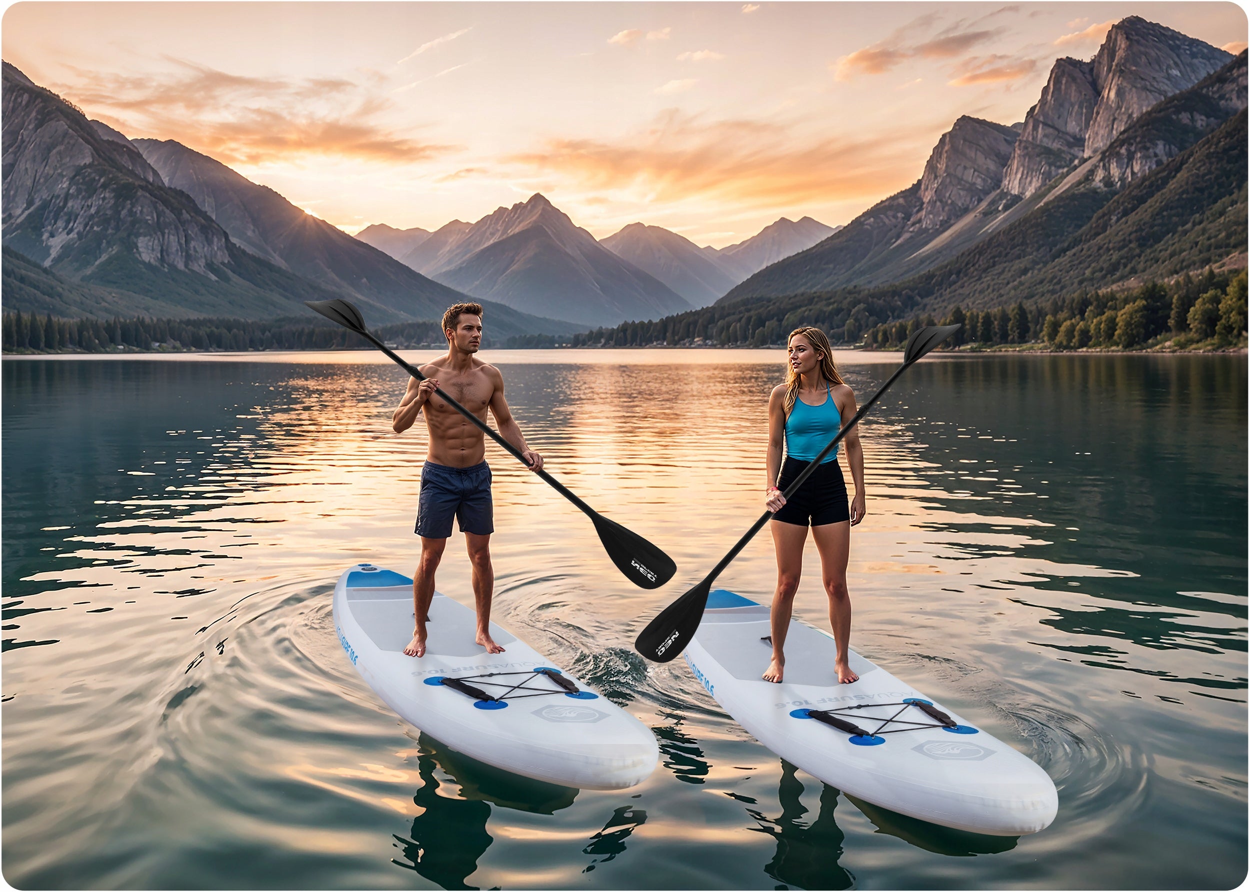 SUP board for swimming Neo-sport Aquasurf 10.6 320x81cm Length 320 cm