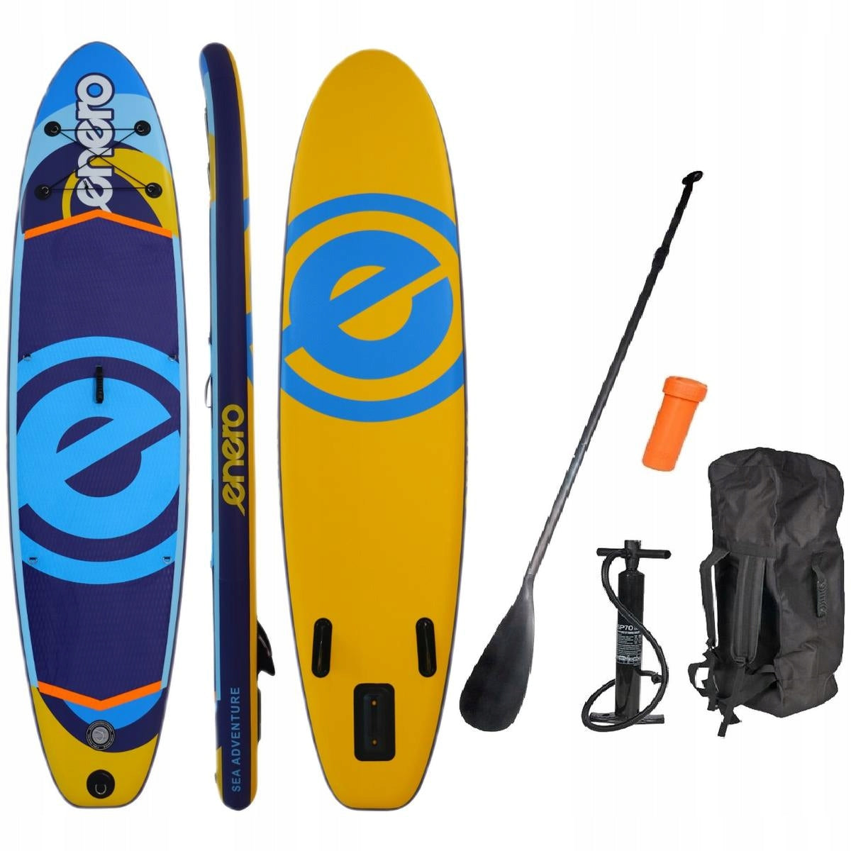 SUP board for swimming pumped Enero 320x76x15CM YELLOW EAN (GTIN) 5902431054063