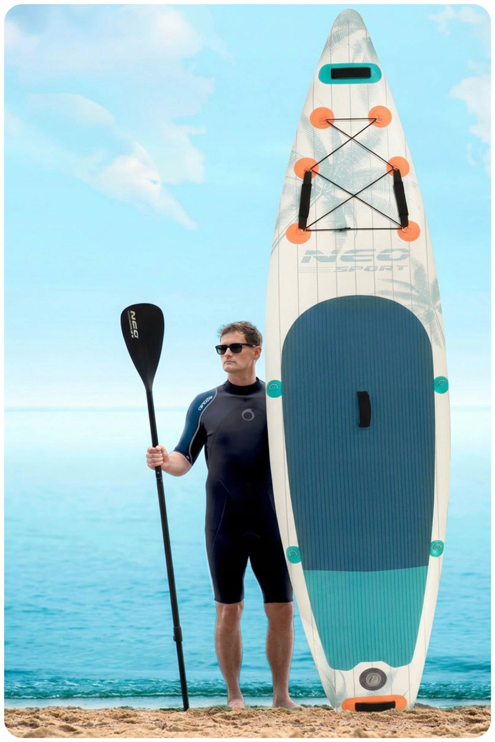 SUP board for swimming pumped STAND UP PADDLE 350cm ACCESSORIES SET Model 170315