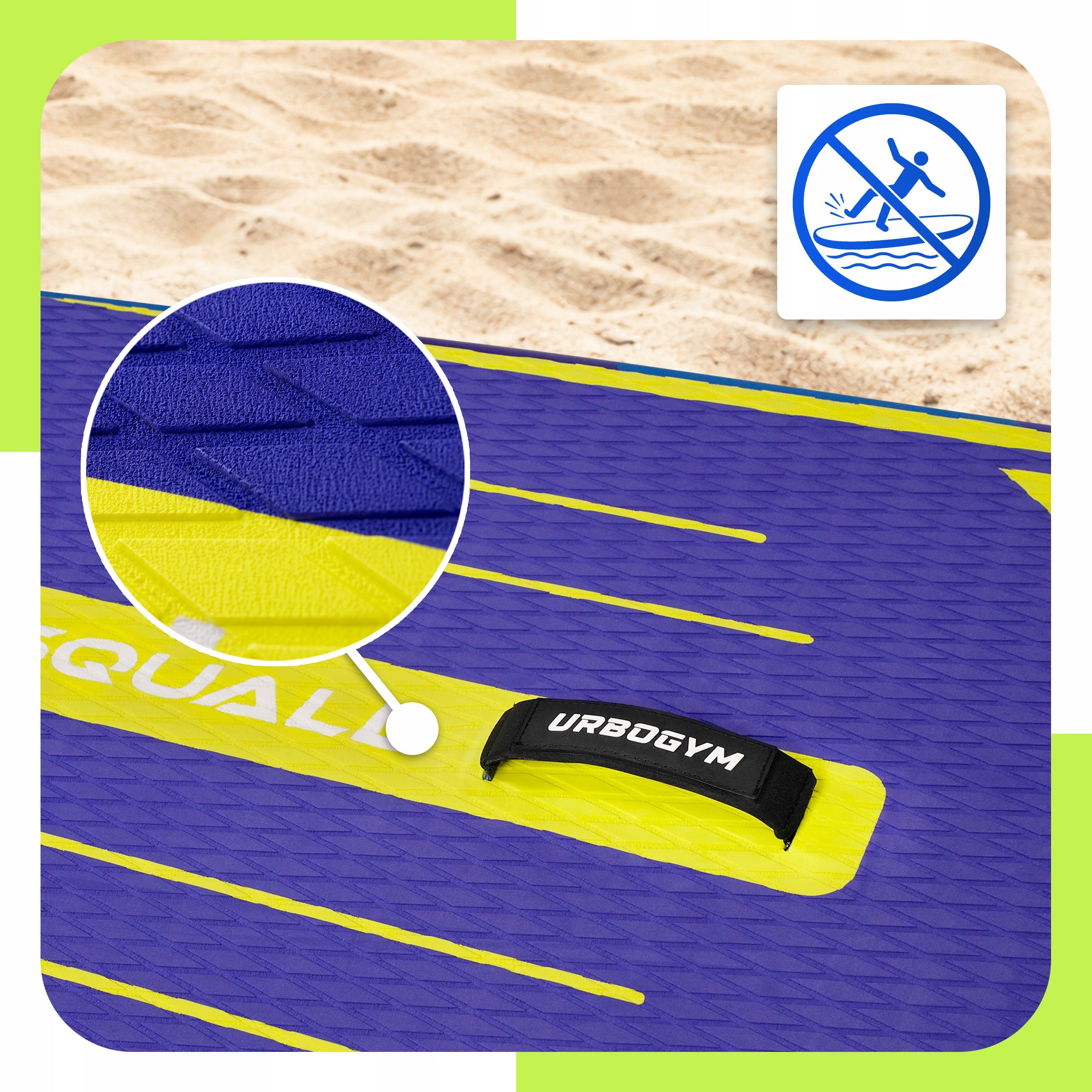 SUP board pumped for swimming paddle board 320cm seat URBOGYM Squall Manufacturer code 5904906085725