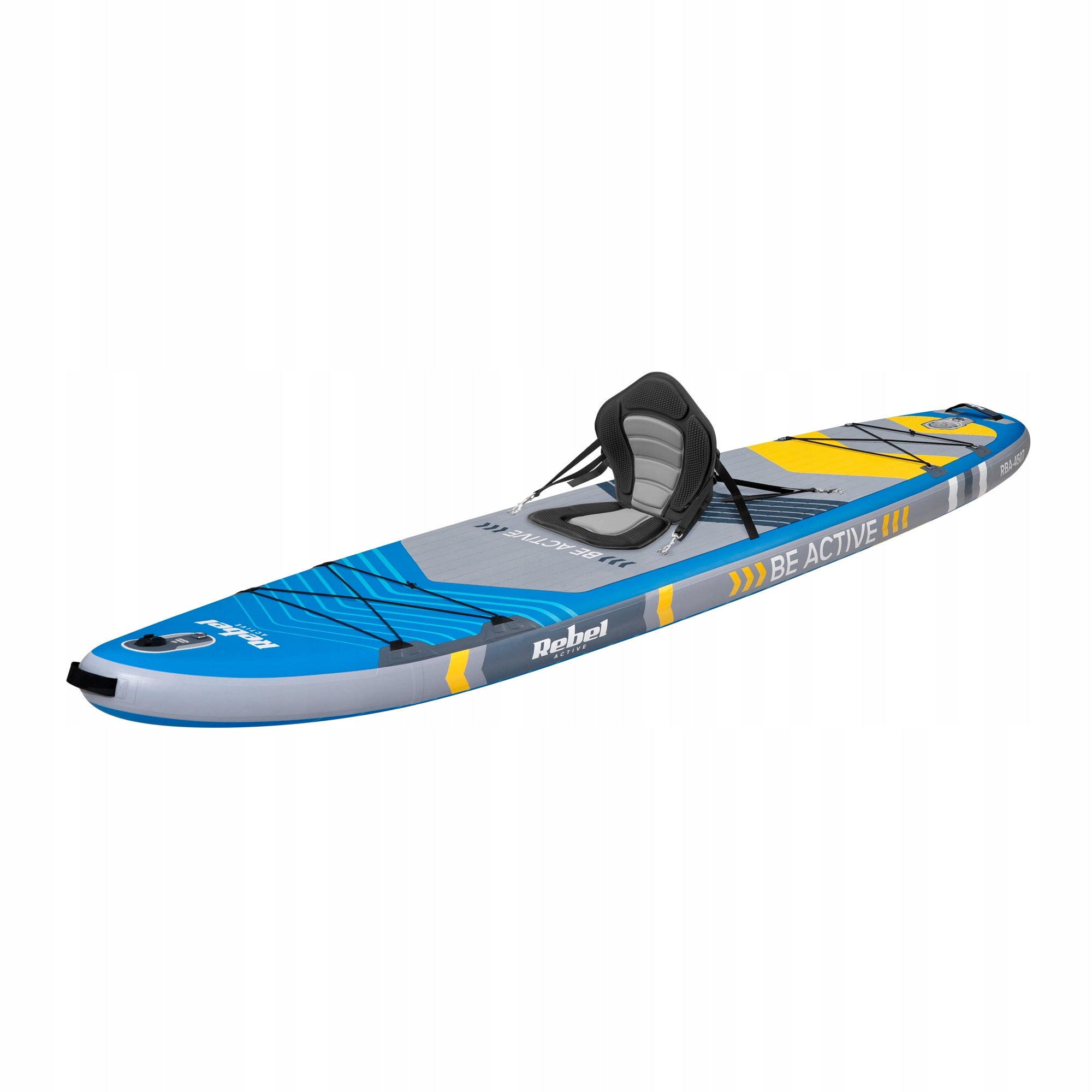 SUP board pumped with swimming seat 335 cm paddle set Rebel Model RBA-4507
