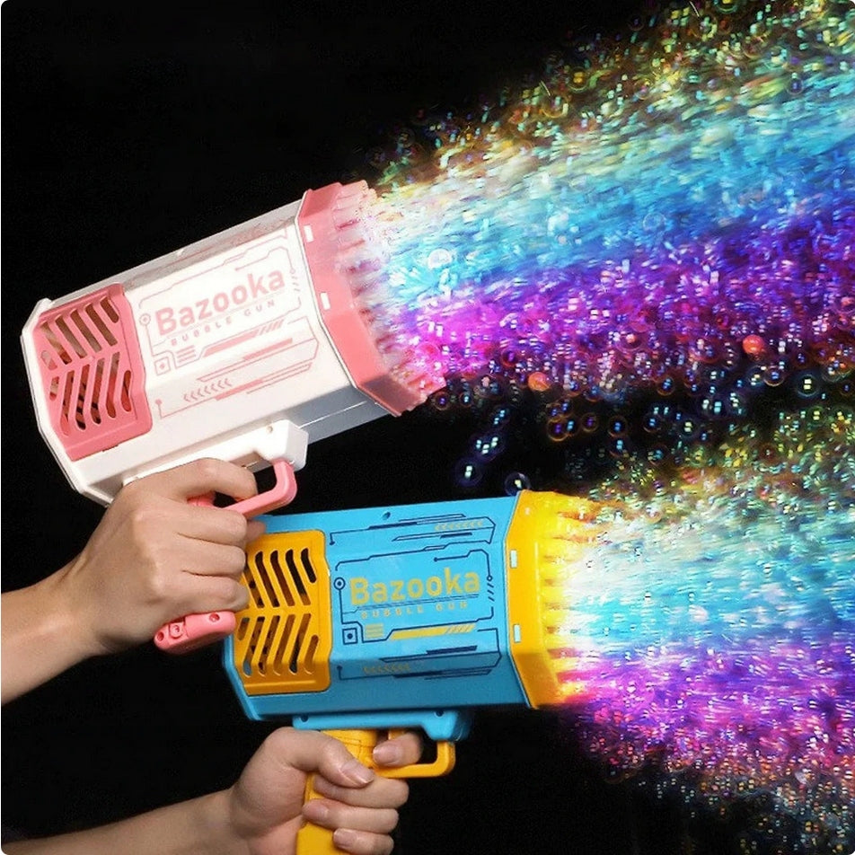 SUPER Bazooka Bubble Machine Gun for Bubbles Bubble PURPLE Brand MAT Group