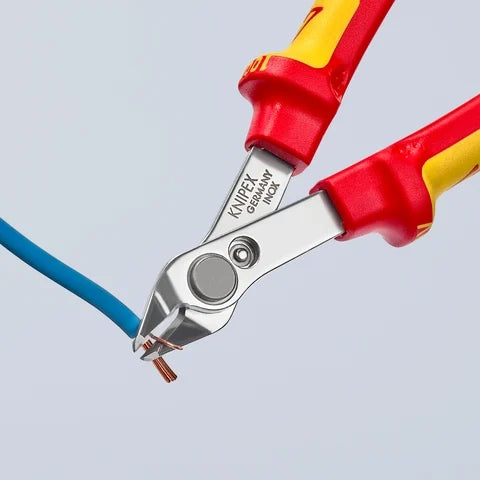 SUPER KNIPS CUTTING PLIERS 125MM INSULATED 78 06 125 KNIPEX Brand Knipex