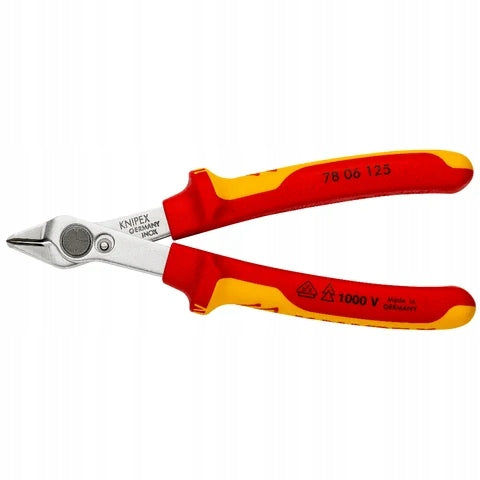 SUPER KNIPS CUTTING PLIERS 125MM INSULATED 78 06 125 KNIPEX EAN (GTIN) 4003773084099