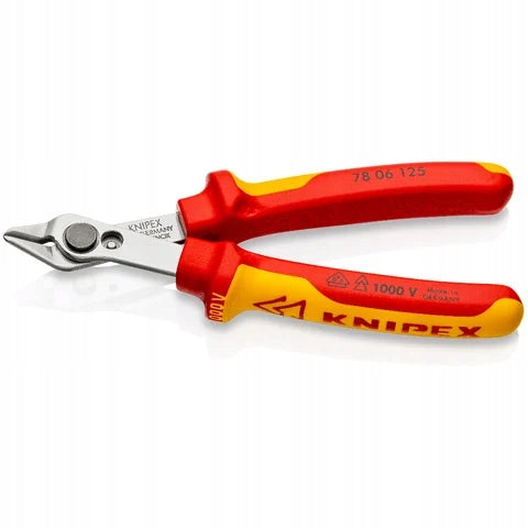 SUPER KNIPS CUTTING PLIERS 125MM INSULATED 78 06 125 KNIPEX