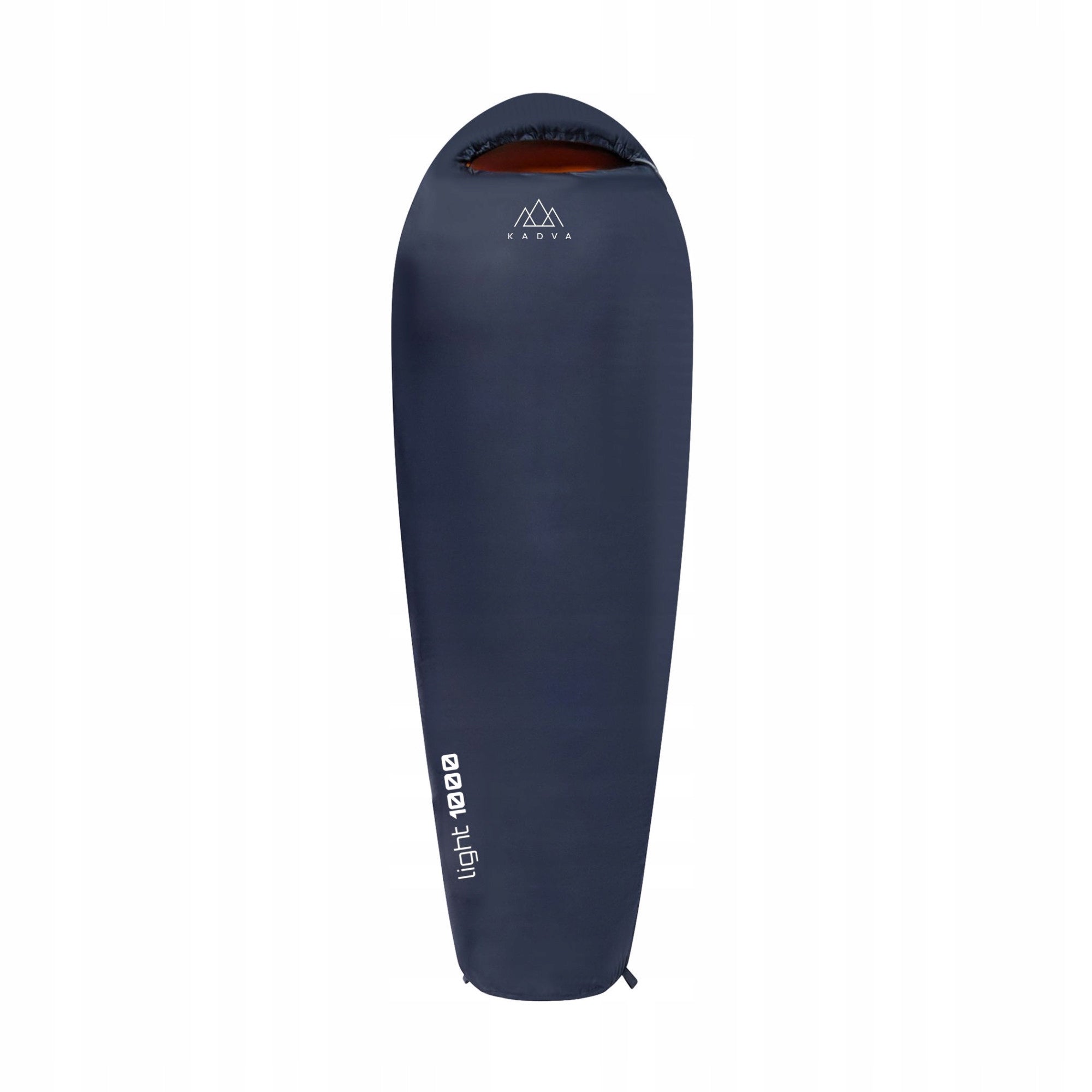 SUPER LIGHT HIKING SLEEPING BAG KADVA LIGHT 1000 LEFT COMPRESSION COVER