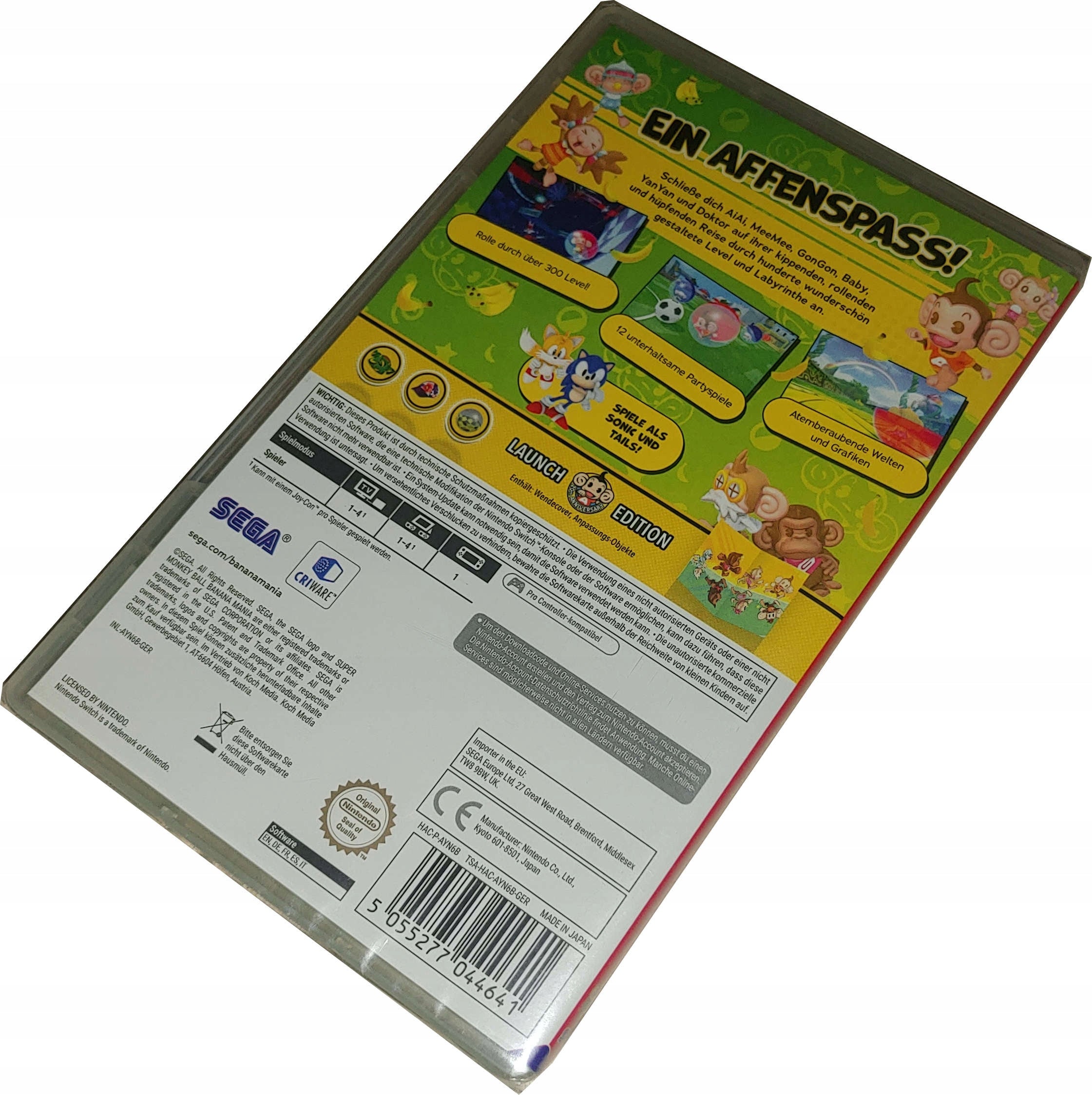 Super Monkey Ball Banana Mania Launch Edition, Nintendo Switch 