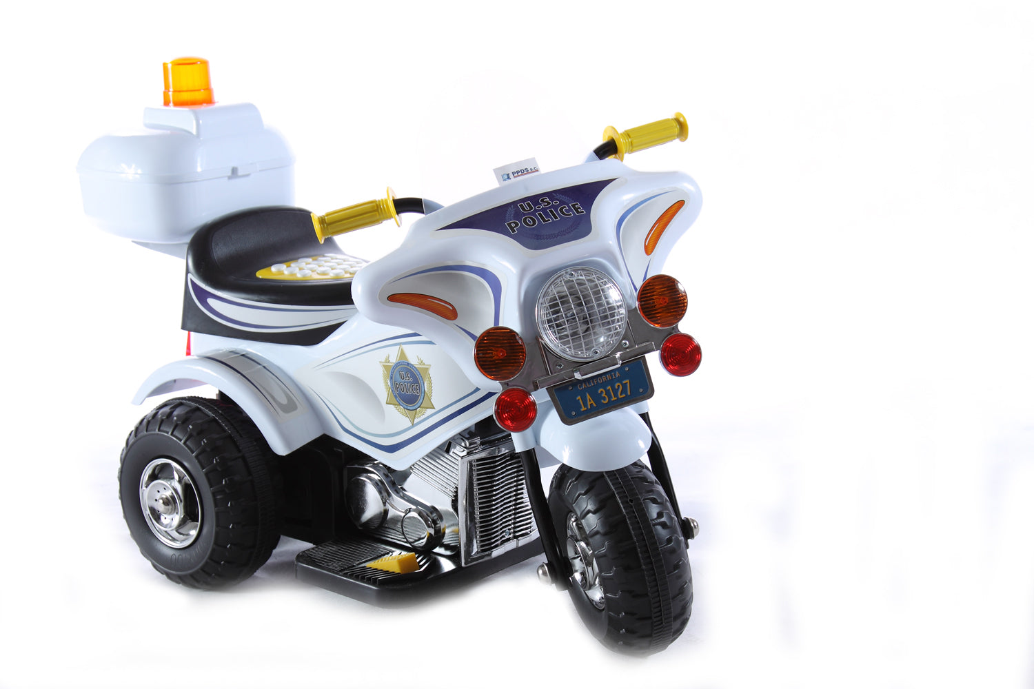SUPER MOTOR POLICE MOTORBIKE FOR BATTERY COLORS