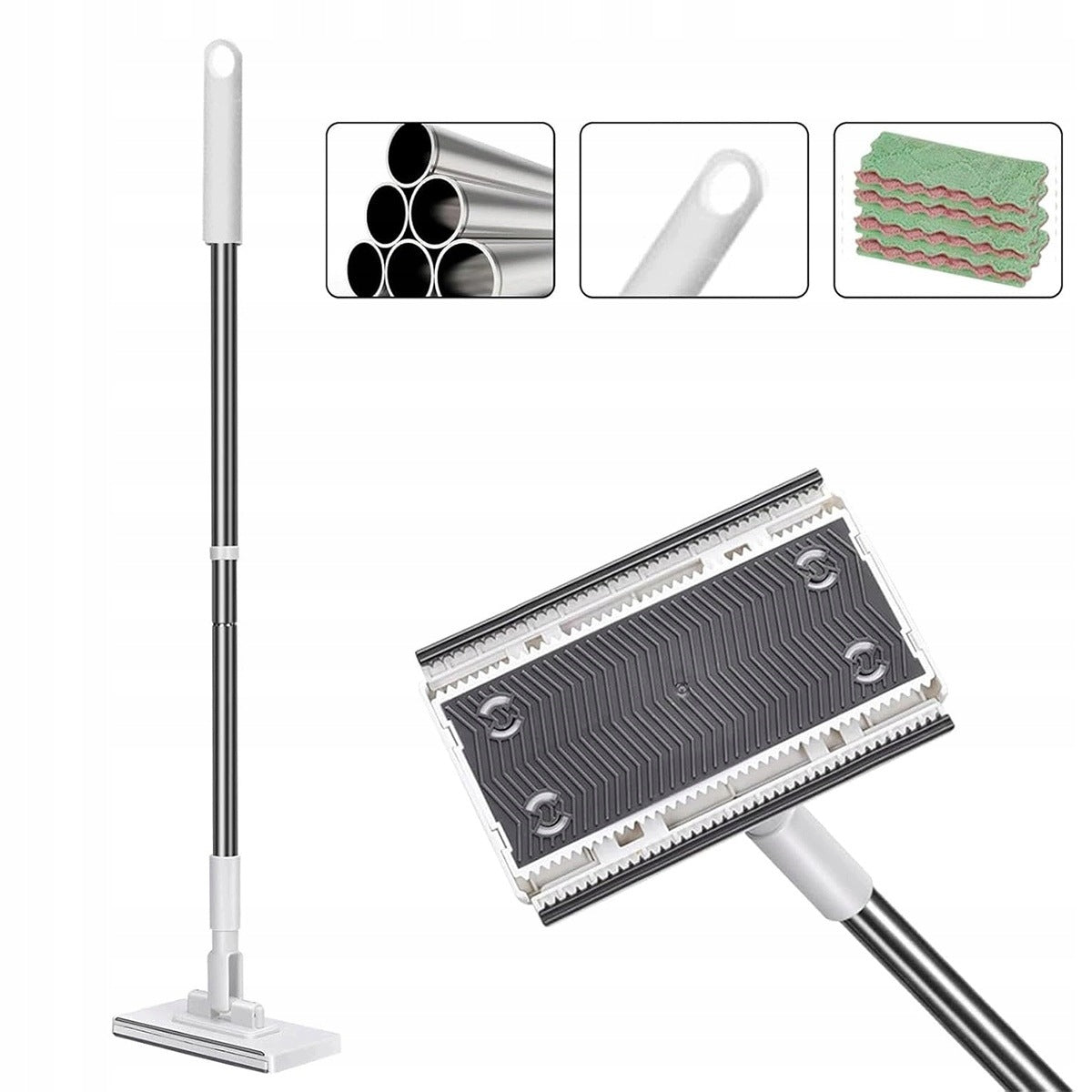 SUPER SET FLAT MOP WITH CAP 4 MICROFIBER CLOTHS Manufacturer code 6932664755146