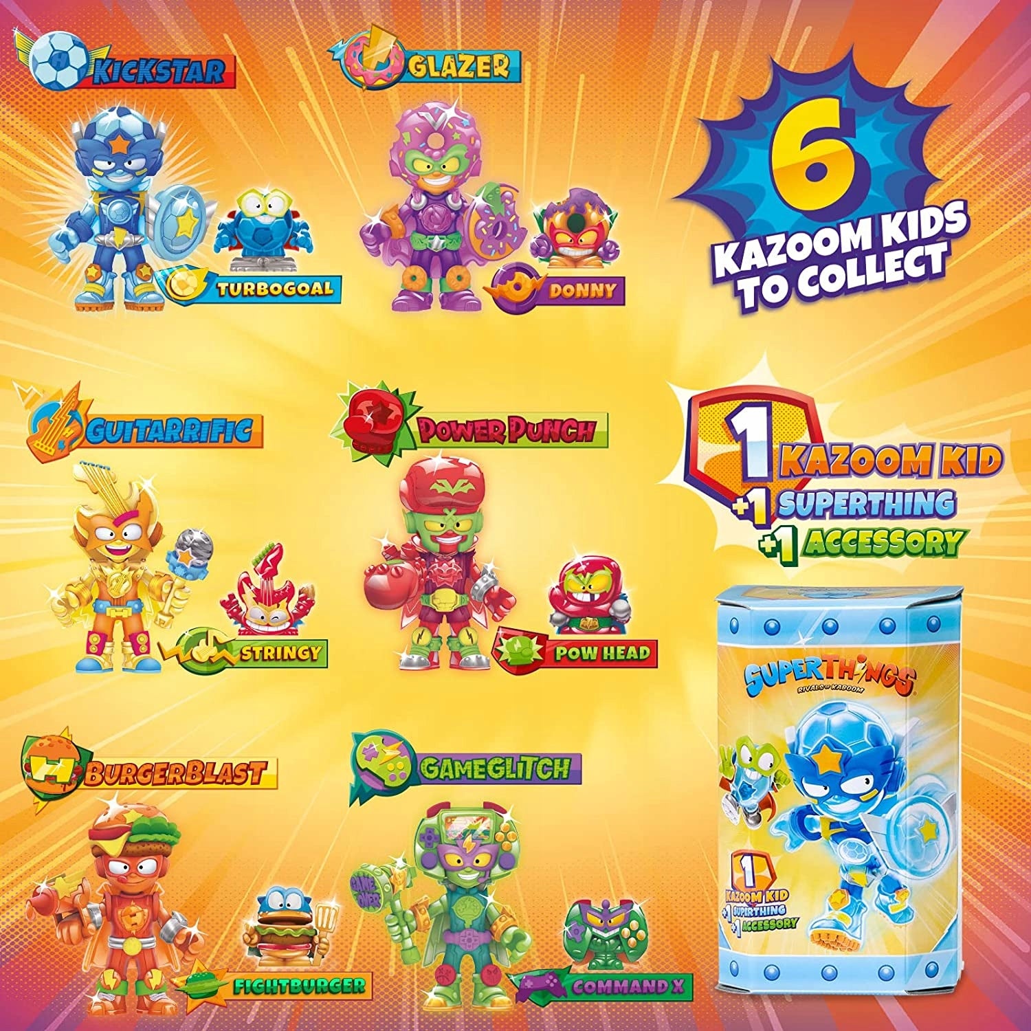 Magic Box Super Zings Super Things Kickstar-Figurenset 