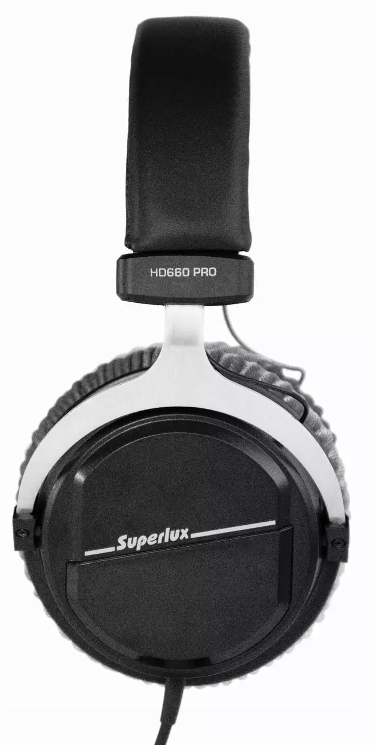 SUPERLUX HD-660 PRO 32 Ohm STUDIO HEADPHONES CLOSED DYNAMIC Brand Superlux