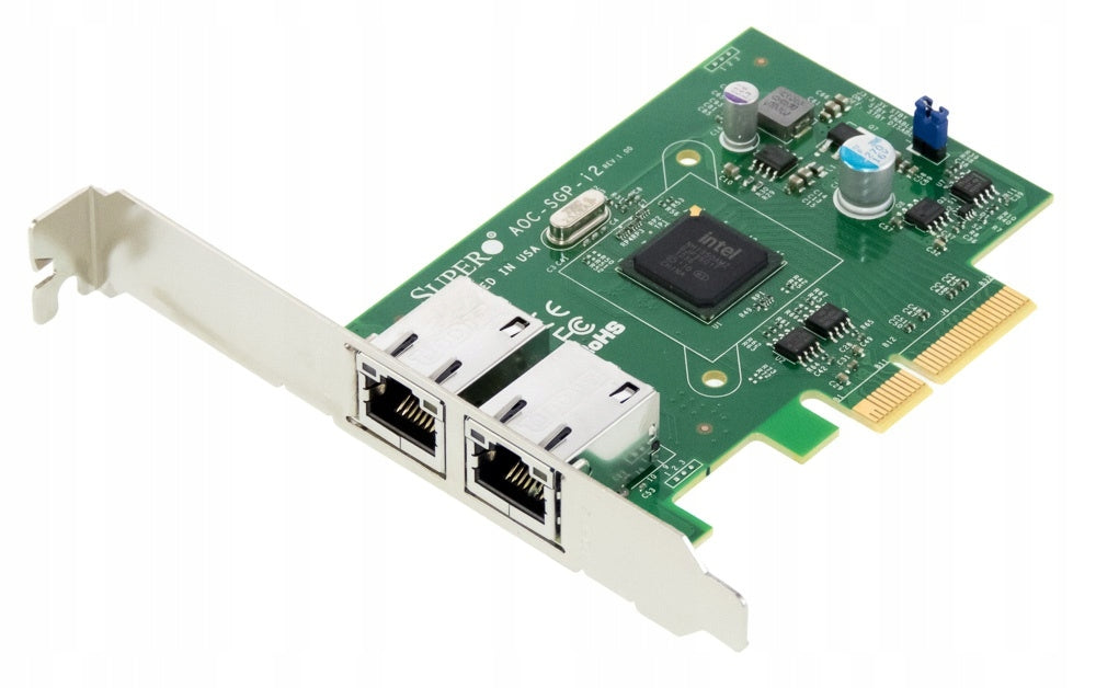 SUPERMICRO AOC-SGP-i2 DUAL RJ-45 1GbE PCIe Manufacturer Supermicro