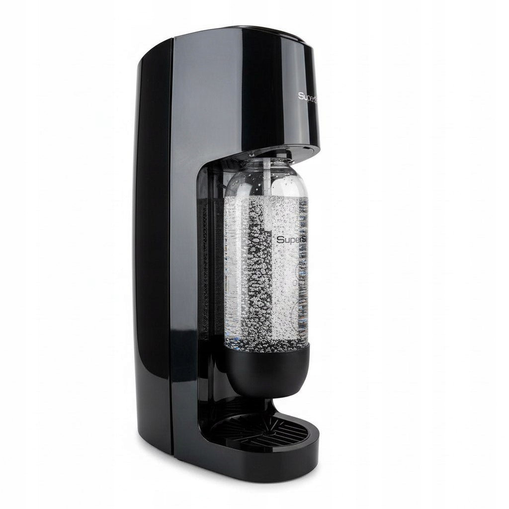 SUPERSODA Carbonated Water Saturator + 2x 1L Bottle | Set