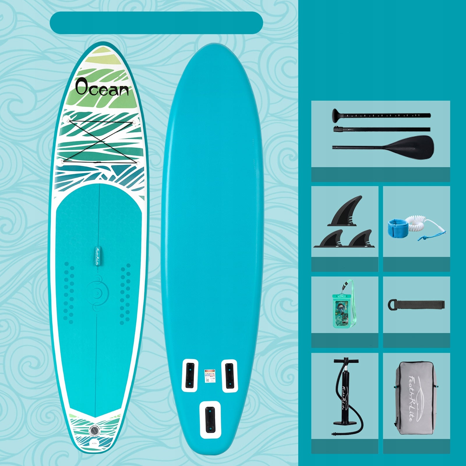 SUPFR03F SUP Board for Swimming Stand Up Paddleboard Set 335cm 165KG PL Kind SUP board