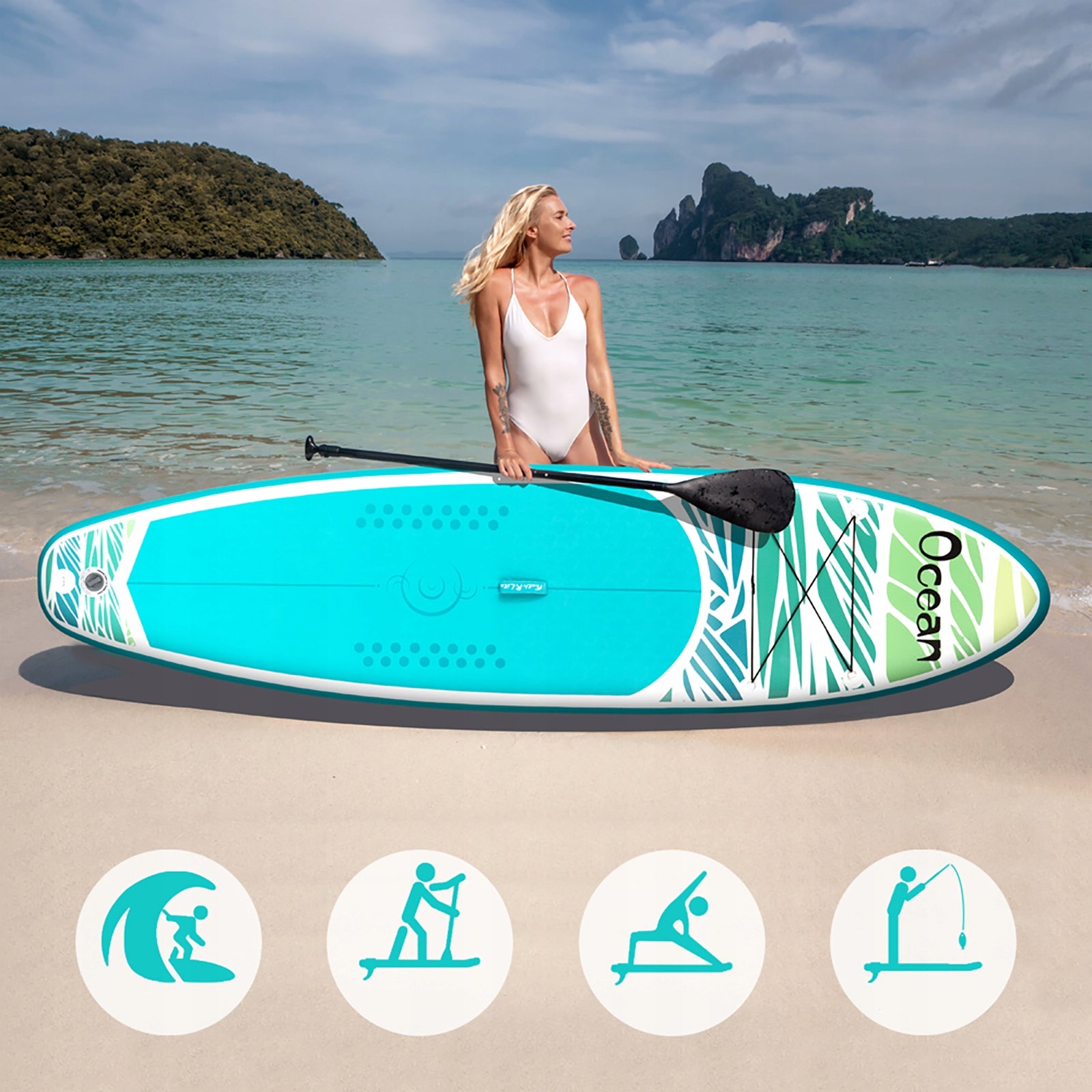 SUPFR03F SUP Board for Swimming Stand Up Paddleboard Set 335cm 165KG PL Length 335 cm