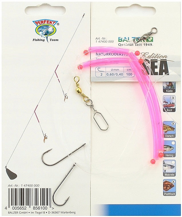SURFCASTING BEACH FISHING FLOUNDER TURBOT COD SYSTEM 2 x HOOK B-400-000