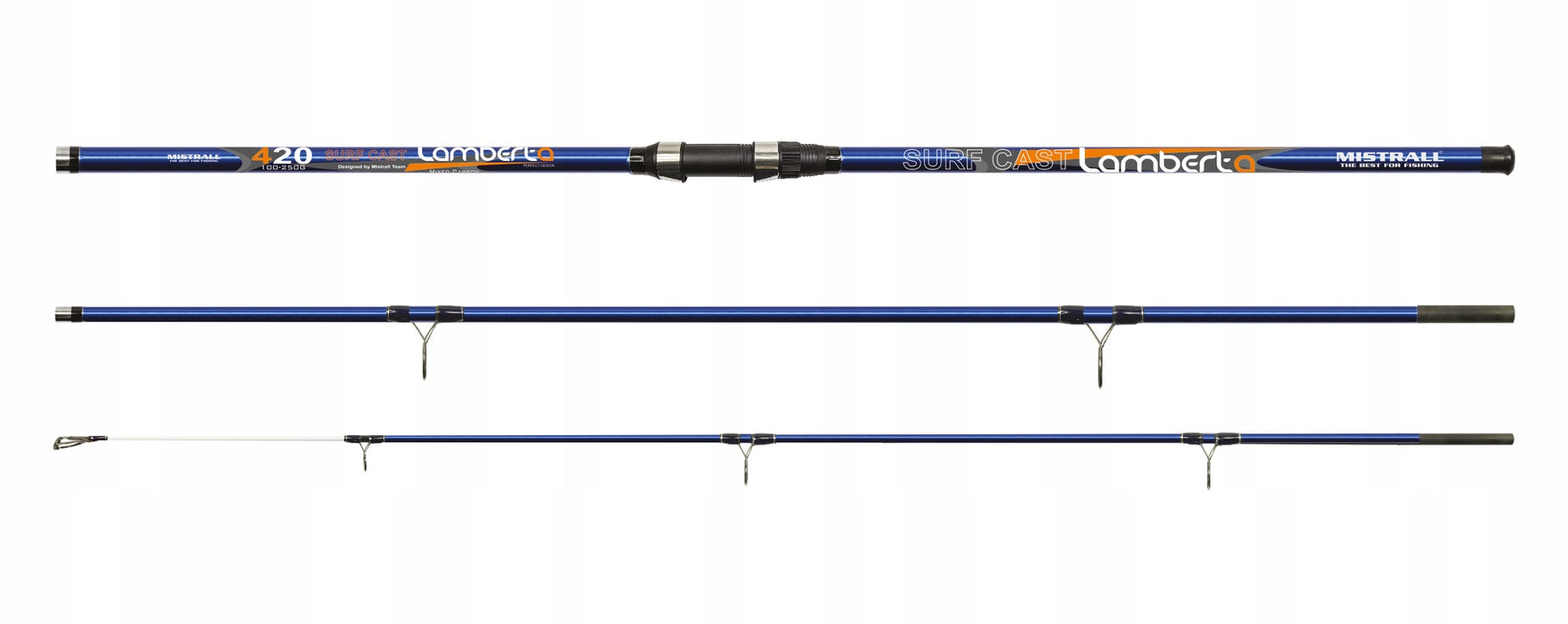 SURFCASTING ROD MISTRALL LAMBERTA 420/100-250g Packaging status original