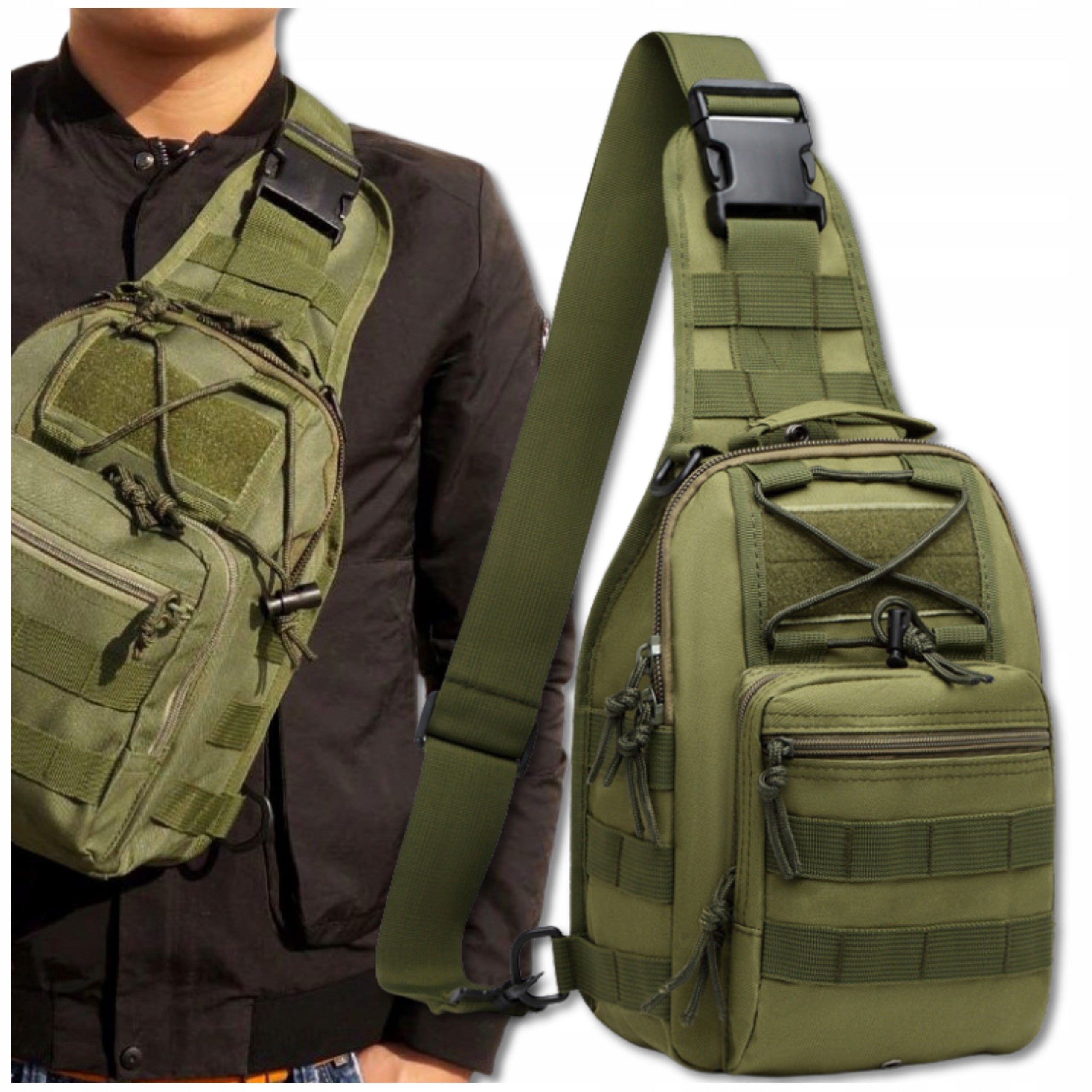 SURVIVAL Backpack Tactical Shoulder Bag Military Sachet Packaging status original