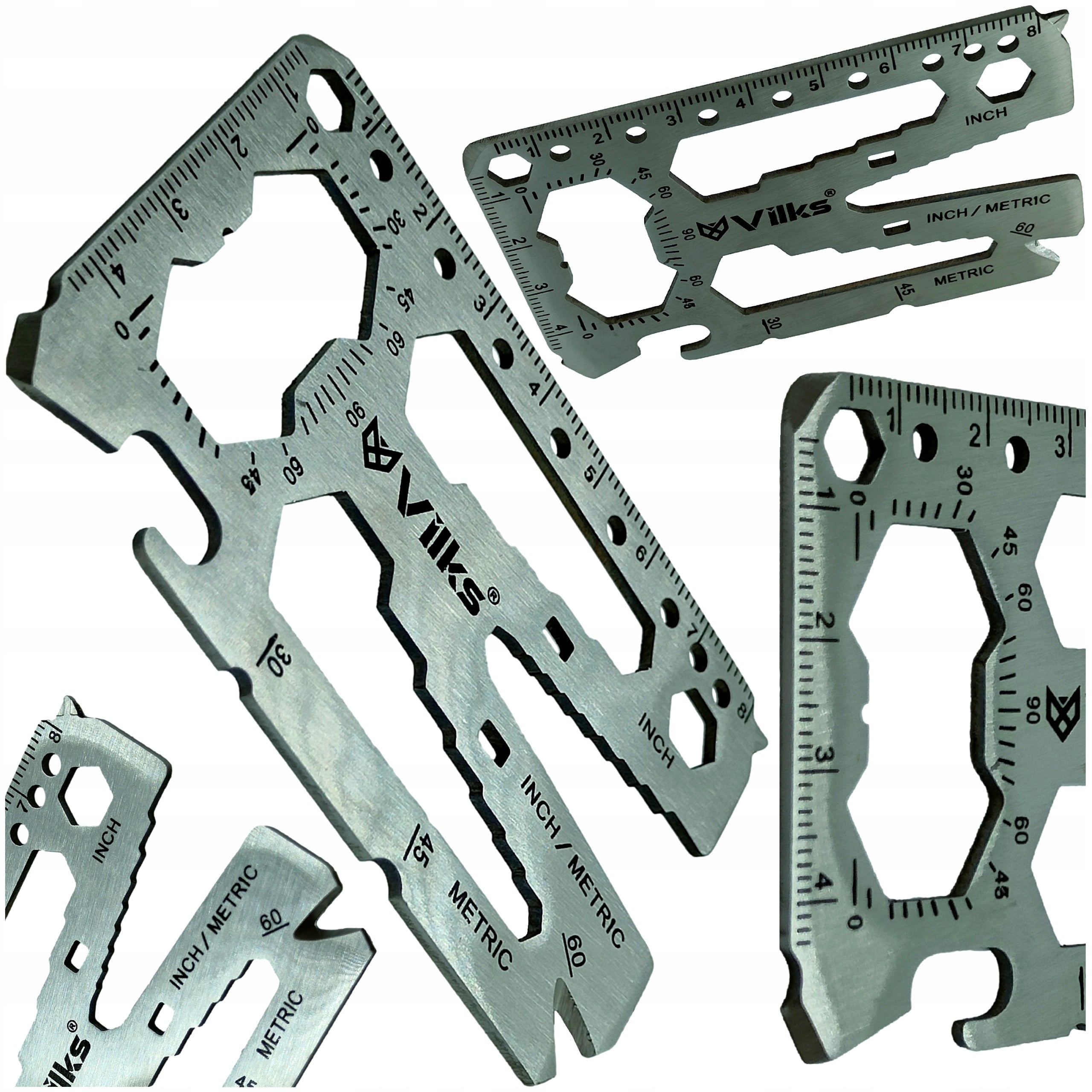 SURVIVAL CARD for wallet 25in1 Stainless VILKS