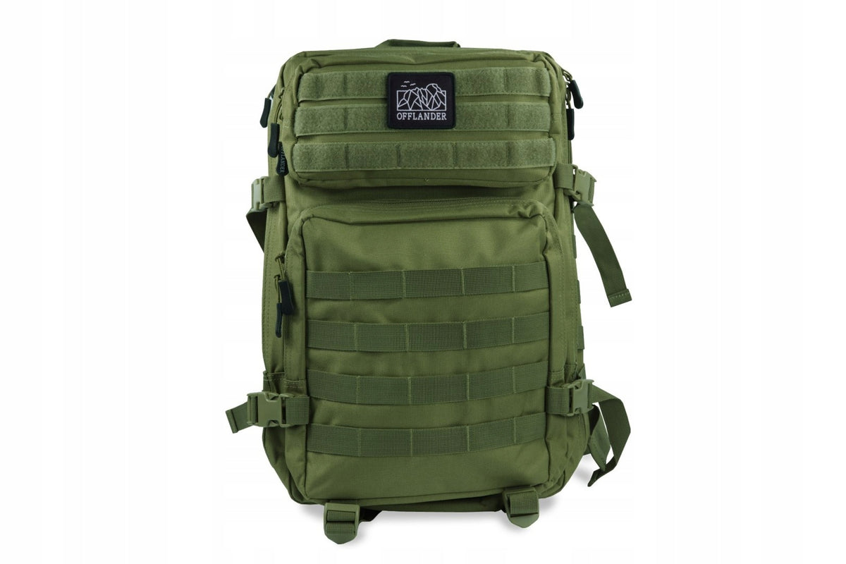 SURVIVAL HIKING BACKPACK 43L GREEN /OFFLANDER Packaging status original