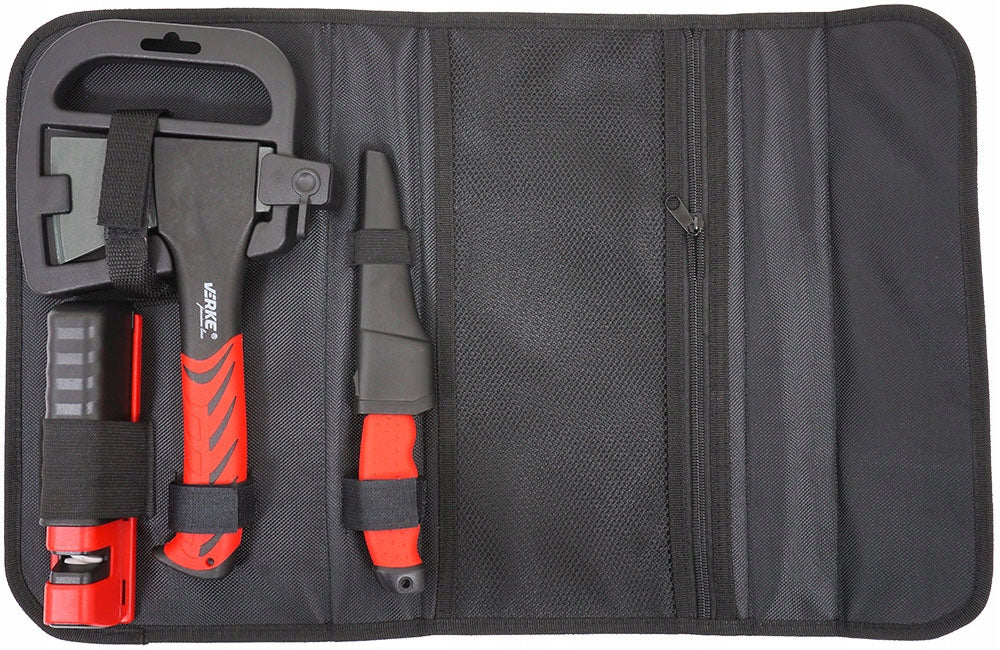 SURVIVAL SET AXE KNIFE SHARPENER SURVIVAL ESSENTIAL Manufacturer code V86623
