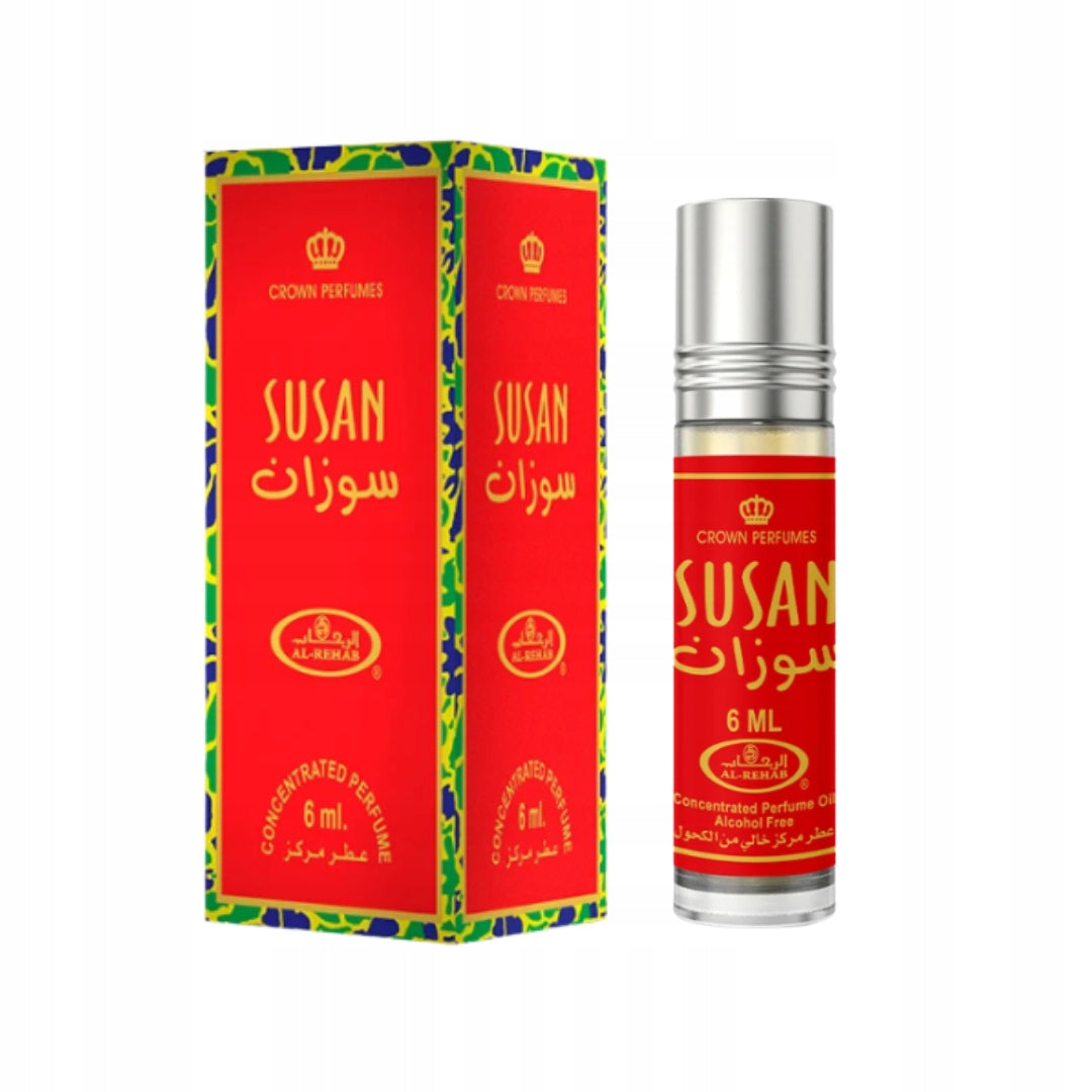 SUSAN Perfumed Oil CPO 6 ml Al Rehab Rich Powdery Fragrance For Her Packaging status original