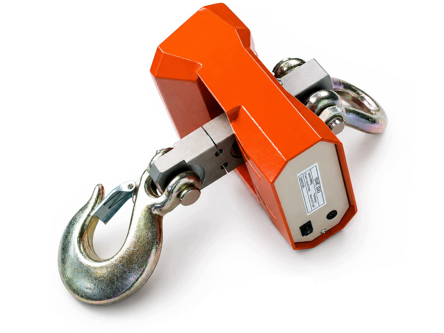 SUSPENDED HANGING CRANE HOOK SCALE 5000kg 5T REMOTE CONTROL WITH DISPLAY Manufacturer code Waga Hakowa 5T + Pilot z Wyświetlaczem