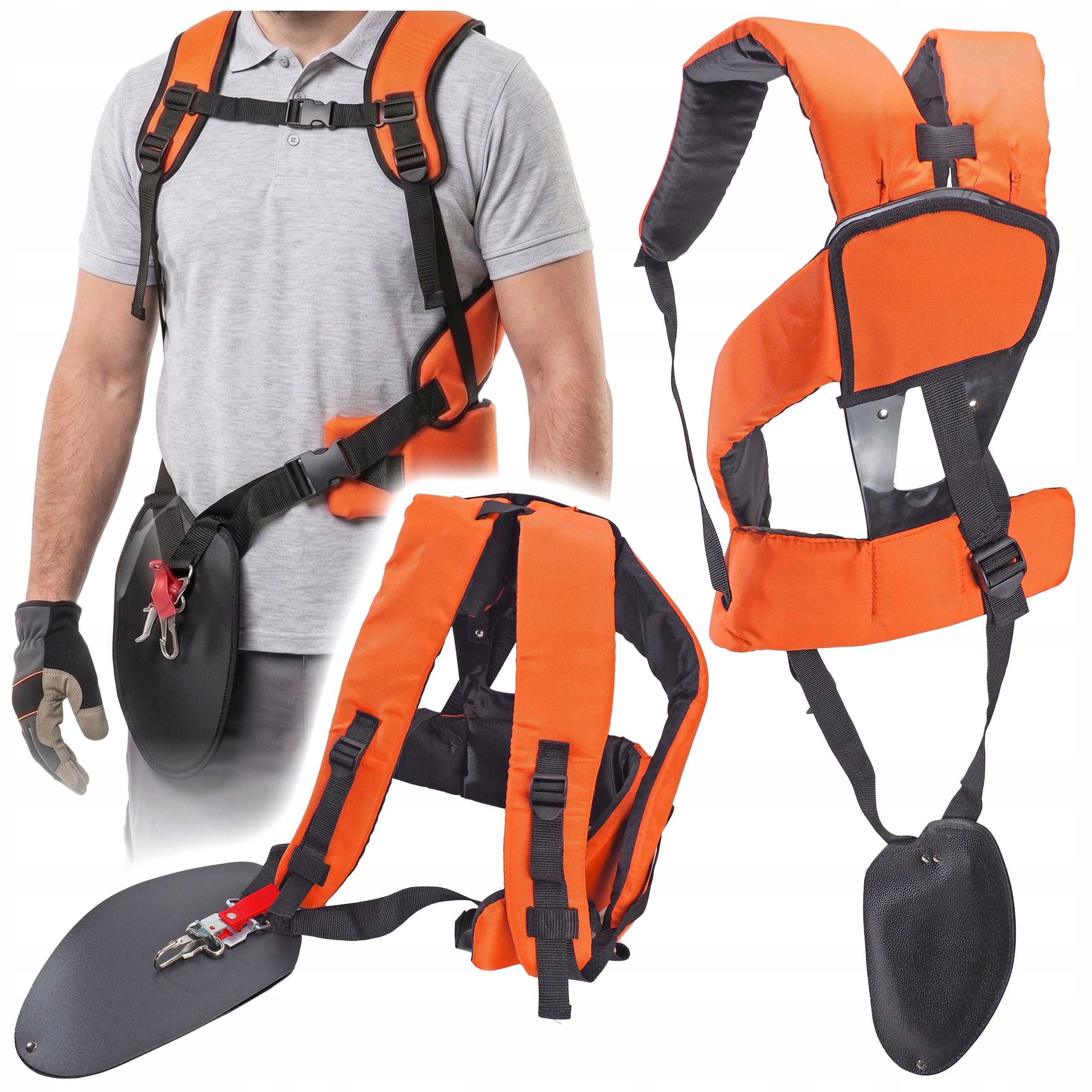 SUSPENDERS FOR COMBUSTION SCYTHE STIHL HUSQVARNA DEMON NAC BELTS HARNESS STRONG