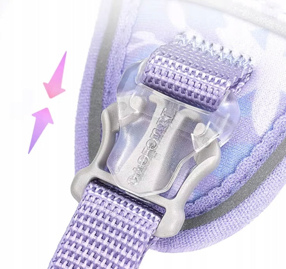 SUSPENDERS + LEASH ULTRALIGHT BREATHABLE TRUELOVE LIGHTNESS PURPLE 3XS Size XXXS
