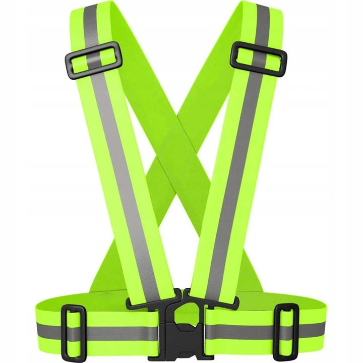 SUSPENDERS REFLECTIVE VEST MOTOR RUNNING BIKE