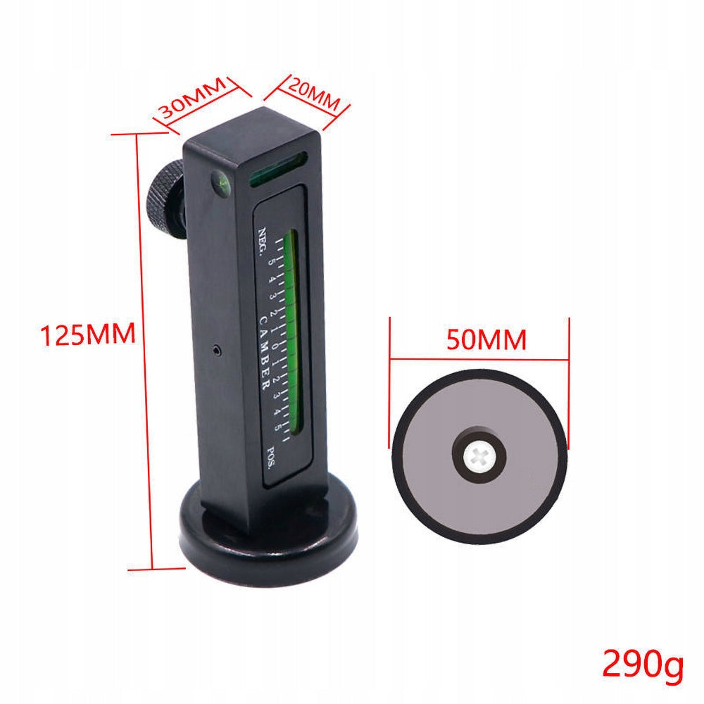 SUSPENSION WHEEL TILT METER GEOMETRY LEVEL BLACK Batteries included no