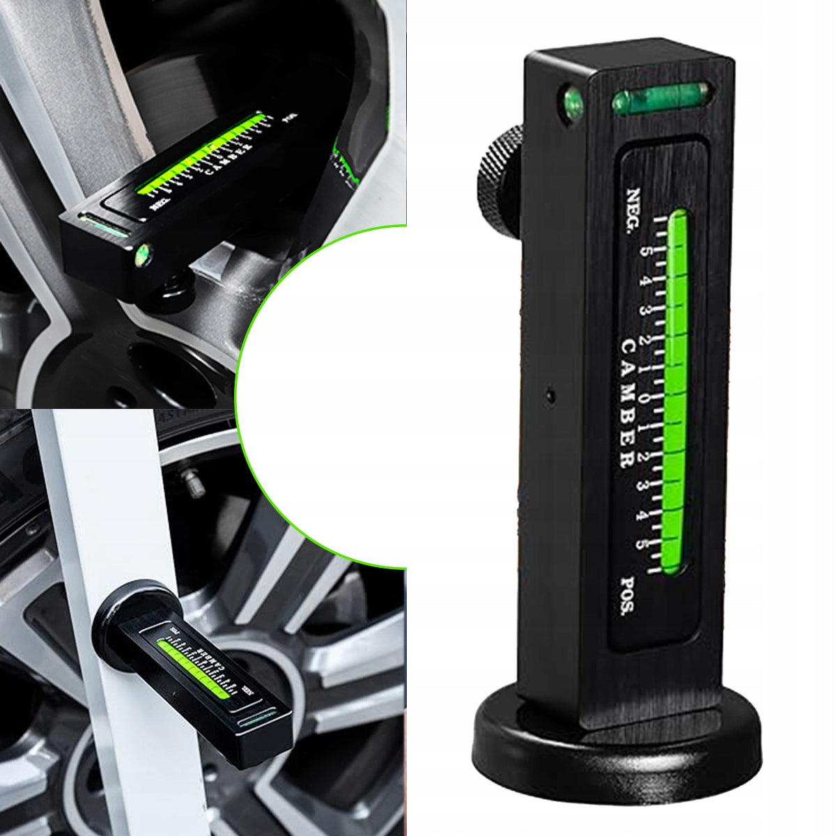 SUSPENSION WHEEL TILT METER GEOMETRY LEVEL BLACK