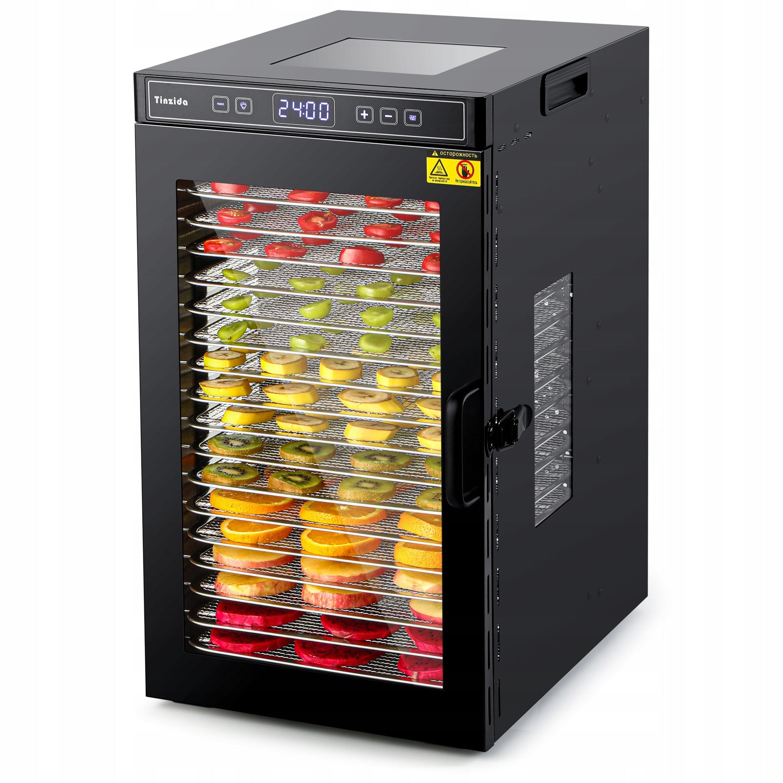 SUSZARKA DEHYDRATOR DO GRZYBÓW ŻYWNOŚCI ZIÓŁ OWOCÓW WARZYW 1300W 18 TAC