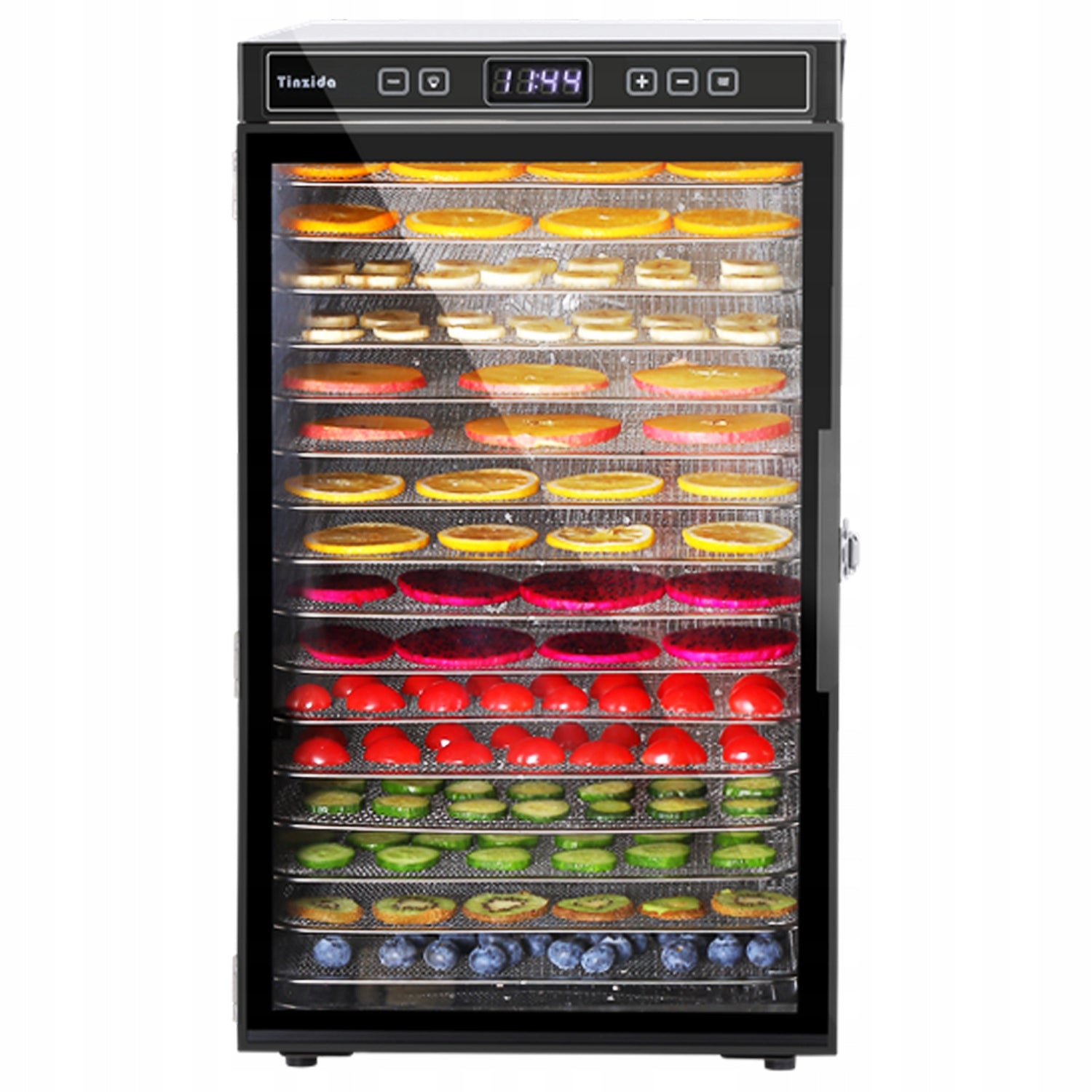 SUSZARKA DO ŻYWNOŚCI OWOCÓW, PRZEKĄSKI DLA ZWIERZĄT, TINZIDA TZD-16C 1200W Manufacturer code TZD096-CP