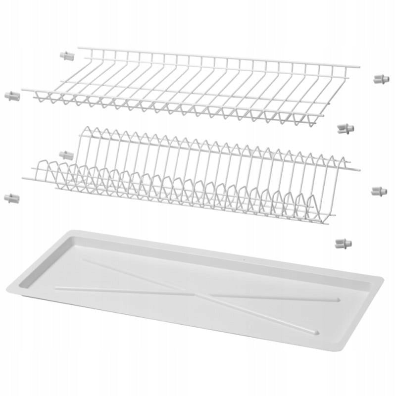 SUSZARKA OCIEKACZ DO NACZYŃ MEBLOWA DO SZAFKI BIAŁA 80CM Manufacturer code 5906453503721