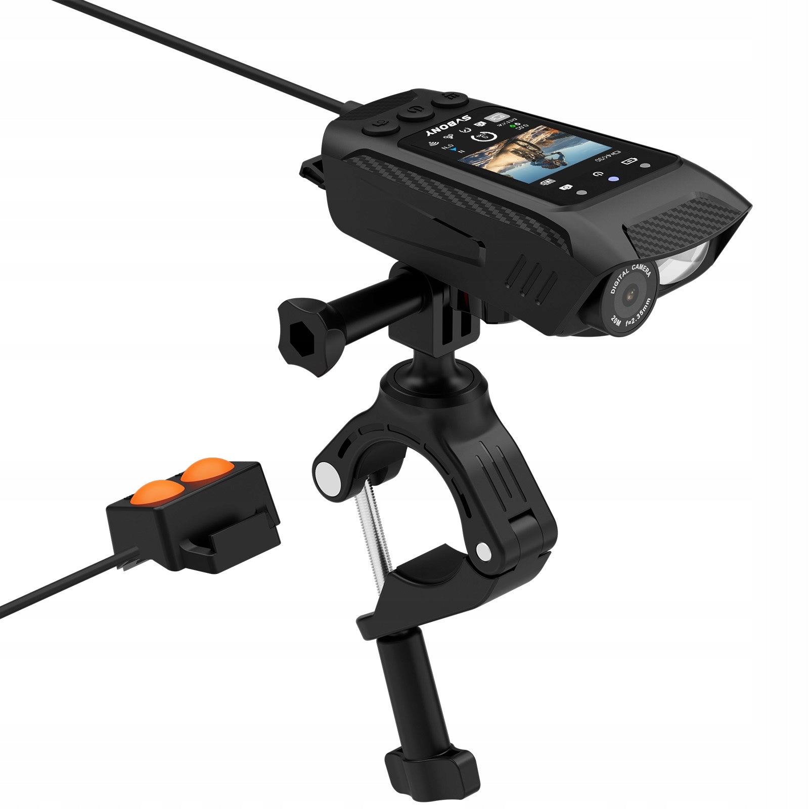 SVBONY ACT30 High Resolution Bike Camera with GPS, 4K/30fps, EIS