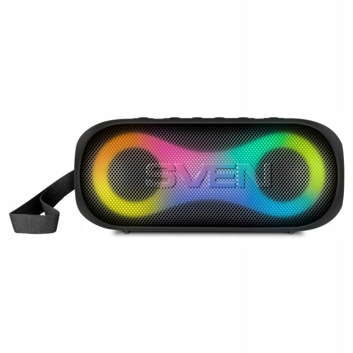 SVEN PS-165 Portable speaker waterproof RGB, Bluetooth, AUX, Micro-SD Manufacturer code PS-165