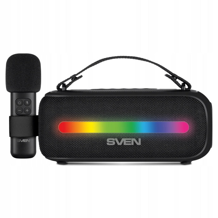 SVEN PS-255 Portable Speaker with Wireless Microphone, Bluetooth, FM Packaging status original