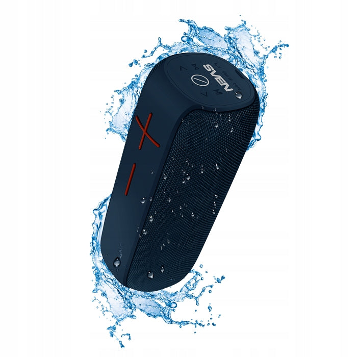 SVEN PS-295 BLUE bluetooth speaker IPx6 20W TWS FM portable wireless