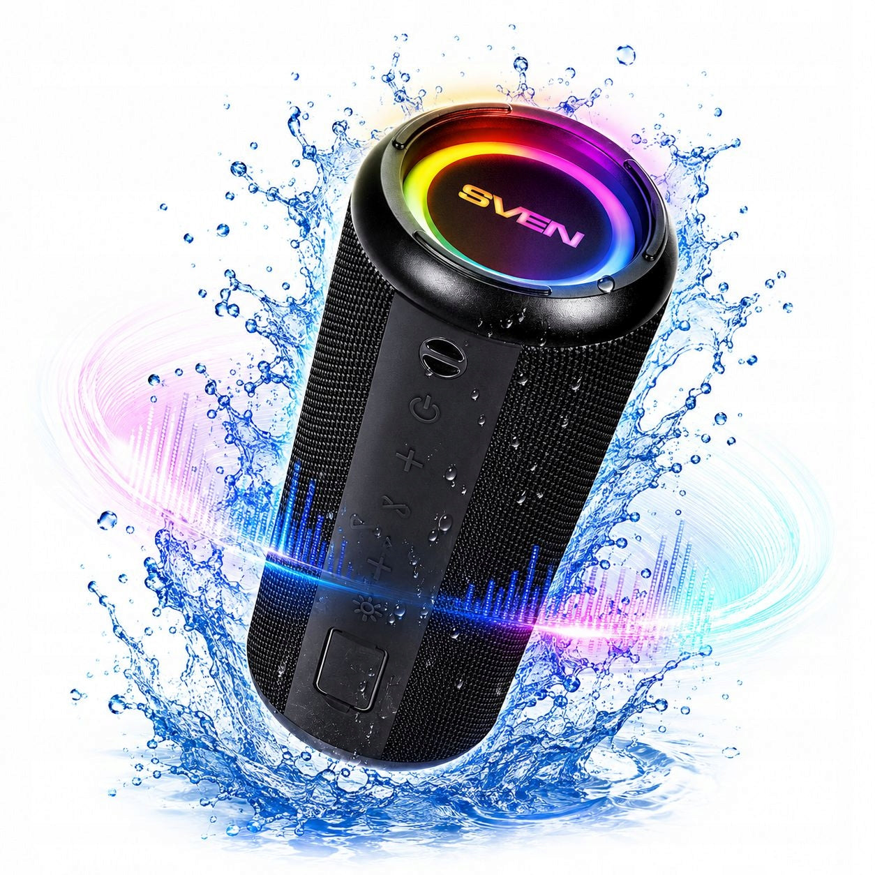 SVEN PS-315 Portable Bluetooth 20W TWS RGB Wireless Speaker