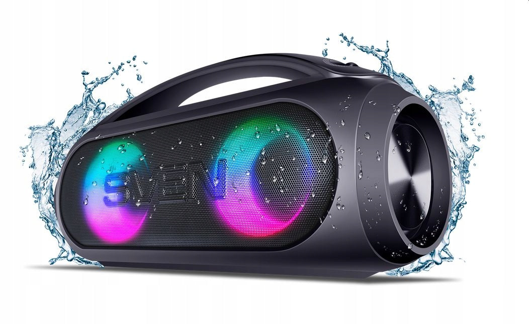 SVEN PS-380 wireless speaker, portable bluetooth 40W, FM, IPx5, RGB Manufacturer code PS-380