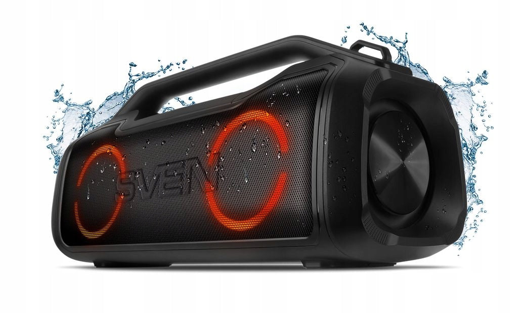 SVEN PS-390 wireless portable bluetooth speaker 50W, IPx5, RGB Manufacturer code PS-390