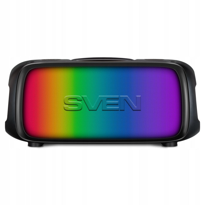 SVEN PS-860 Wireless Bluetooth Speaker with RGB, FM, TWS, Karaoke, 100W Packaging status original
