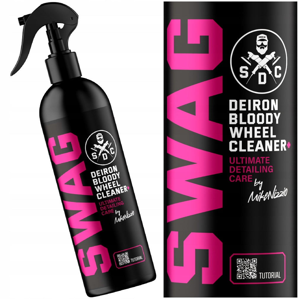 SWAG DEIRON BLOODY WHEEL CLEANER+ 1:1 DEIRONIZER FOR CLEANING RIMS