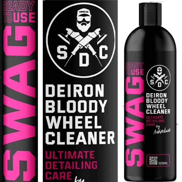 SWAG _ DEIRON BLOODY WHEEL CLEANER RTU 0,5L _ DEIRONIZER FOR WHEELS AND PAINT
