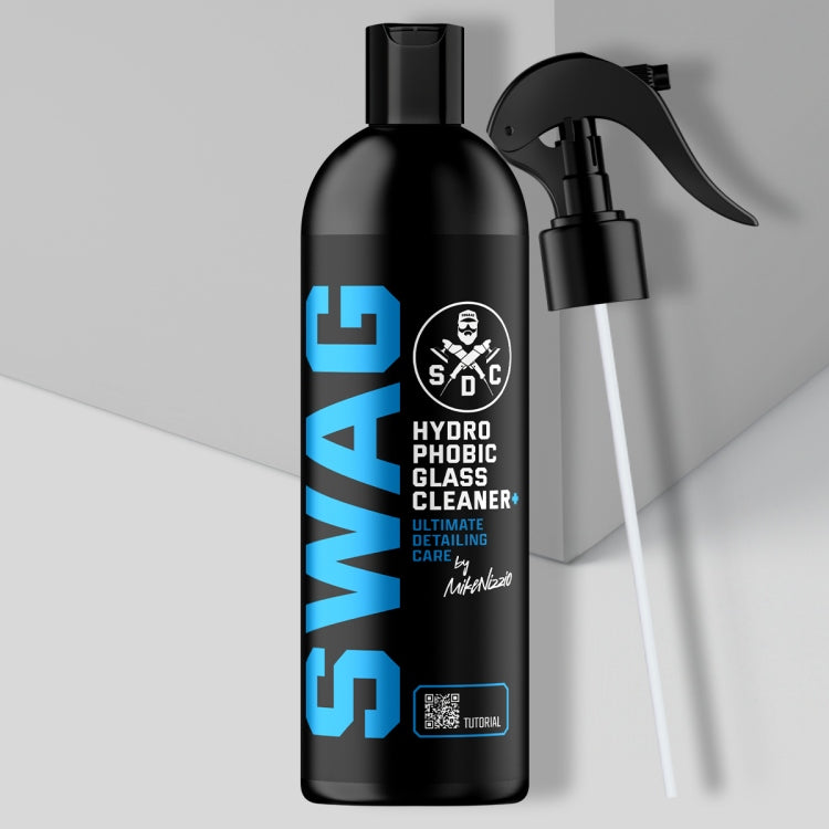 SWAG _ HYDROPHOBIC GLASS CLEANER+ 0,5L CLEANING AND MEGA HYDROPHOBICITY