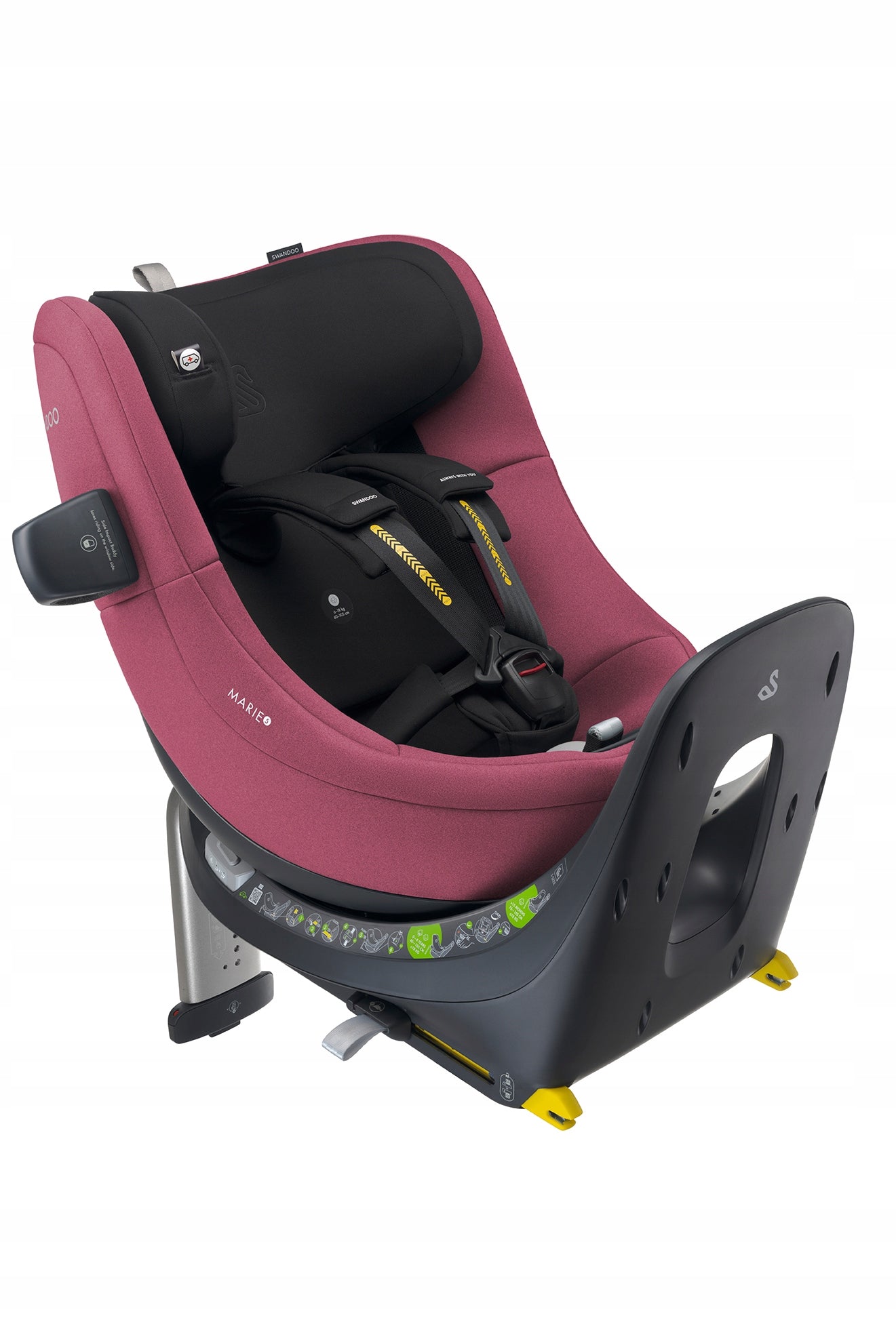 SWANDOO MARIE 5 I-SIZE FOREST FRUITS SWIVEL SEAT 0-4 YEARS