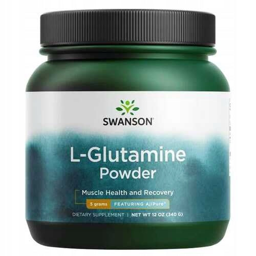 SWANSON AJIPURE L-GLUTAMINE 340G GLUTAMINE Intestinal functions Amino acid