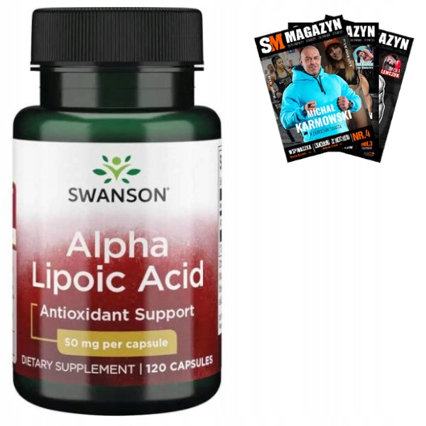 SWANSON ALA 50MG 120CAPS ANTI-OXIDATION LIVER